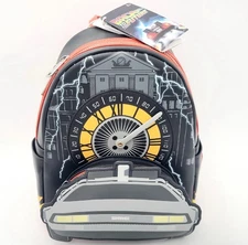 Back To The Future Delorean Speedometer Loungefly Mini Backpack Universal NWT