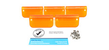 Brocks Lund Visor Parts Amber Orange Moonvisor Lenses Set Of 5 W Screws Sun