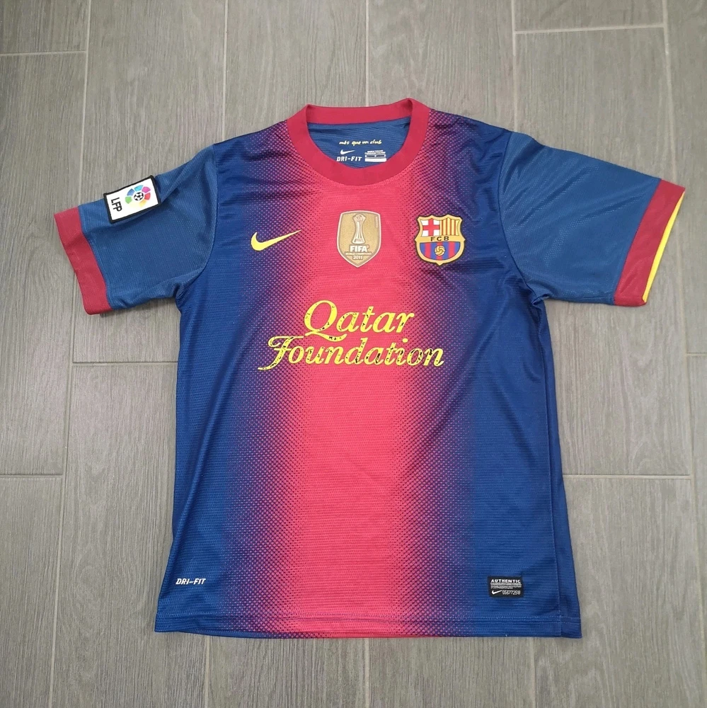 FC Barcelona Trikot Größe: S 2012/13 Fußball Streatwear Original Sport Fan Mode