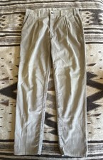 Vintage 80s Levi  s Corduroy Pants Prep Ivy Tan Beige Size 36x32 USA