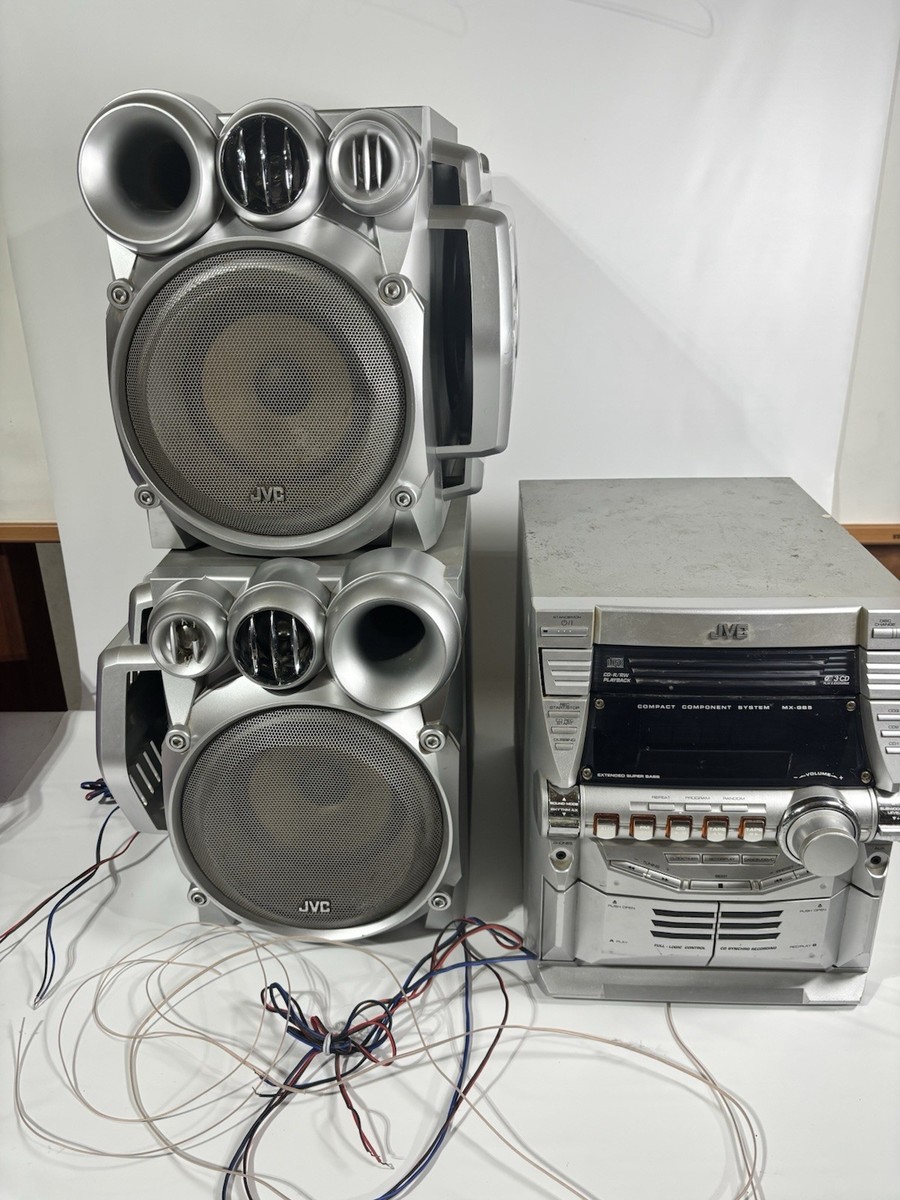 VTG 2004 JVC MX-GB5 460W Mini System Dual Amp CD Dual Cassette