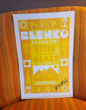 Blenko Glass Co. Festival of Glass 2025 Paper Poster John BLENKO Signed Unframed