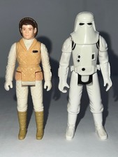Star Wars Vintage KENNER 1980 Leia and Snowtrooper (HOTH OUTFIT) they LOOK NICE!