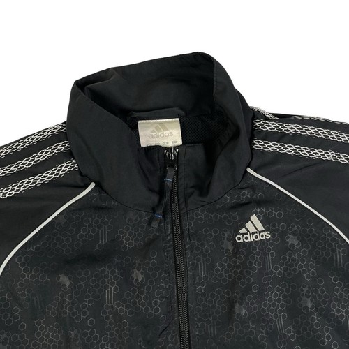 Vintage Adidas Windbreaker Jacket Black Small - Picture 2 of 4