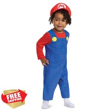 Infant Mario Costume Official Super Mario Bros Outfit Babies