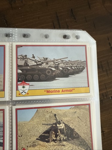 Operation Desert Shield Pacific 1991 Trading Cards Complete Set 1-110 - Picture 24 of 24