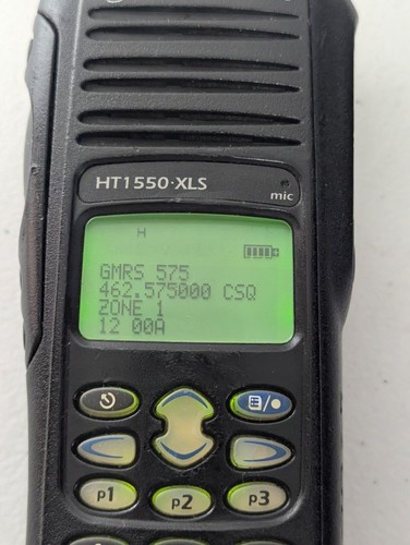 Motorola HT1550 XLS UHF 450-527 MHz 255 Channel Front Panel Programmable GMRS - Zdjęcie 9 z 10