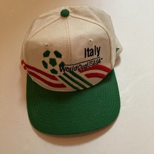 NWOT VINTAGE 1994 World Cup USA Italy Soccer Apex Snapback Hat