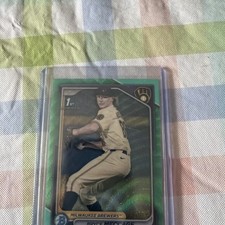 2024 Bowman Draft - Chrome Bryce Meccage #BDC-94 Aqua Wave Refractor /125 (RC)