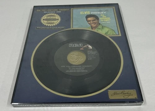 ELVIS PRESLEY Are You Lonesome Tonight? 7” 45RPM RECORD PLAQUE NEW SEALED