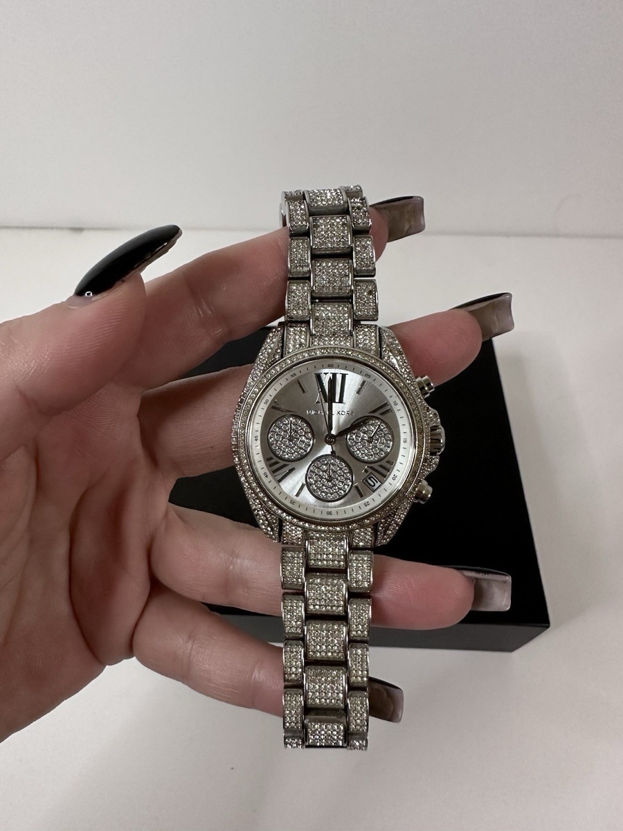 MICHAEL KORS Mini Bradshaw Silver Tone Stainless Steel Watch  display picture 1