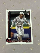 2025 Topps Update Ryan Fitzgerald Rookie #US308 Minnesota Twins RC (Z)