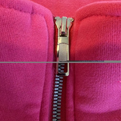 AUTOMET Womens Sweatshirt Half Zip Cropped Pullover Fleece Quarter XS Pink NWT - Afbeelding 6 van 17
