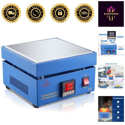 850W Aluminum Soldering Hot Plate with Digital Display   Perfect for Rework