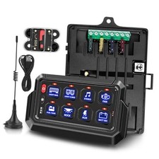 Wireless Switch Panel 12V 8 Gang Remote Control Range Wireless RGB 8 Gang