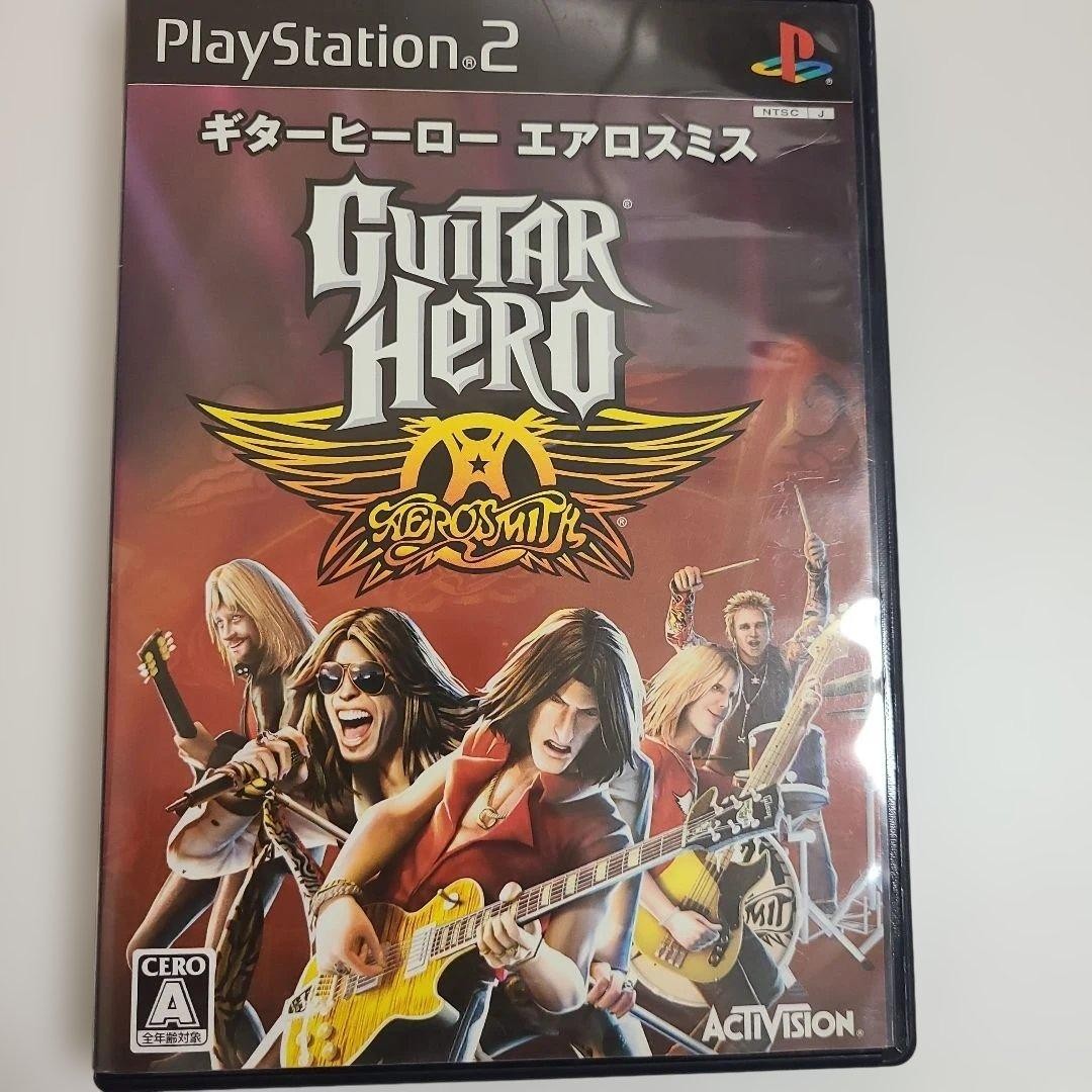 Guitar Hero Aerosmith Activision PlayStation 2 PS2 Used Tested Japanese ver