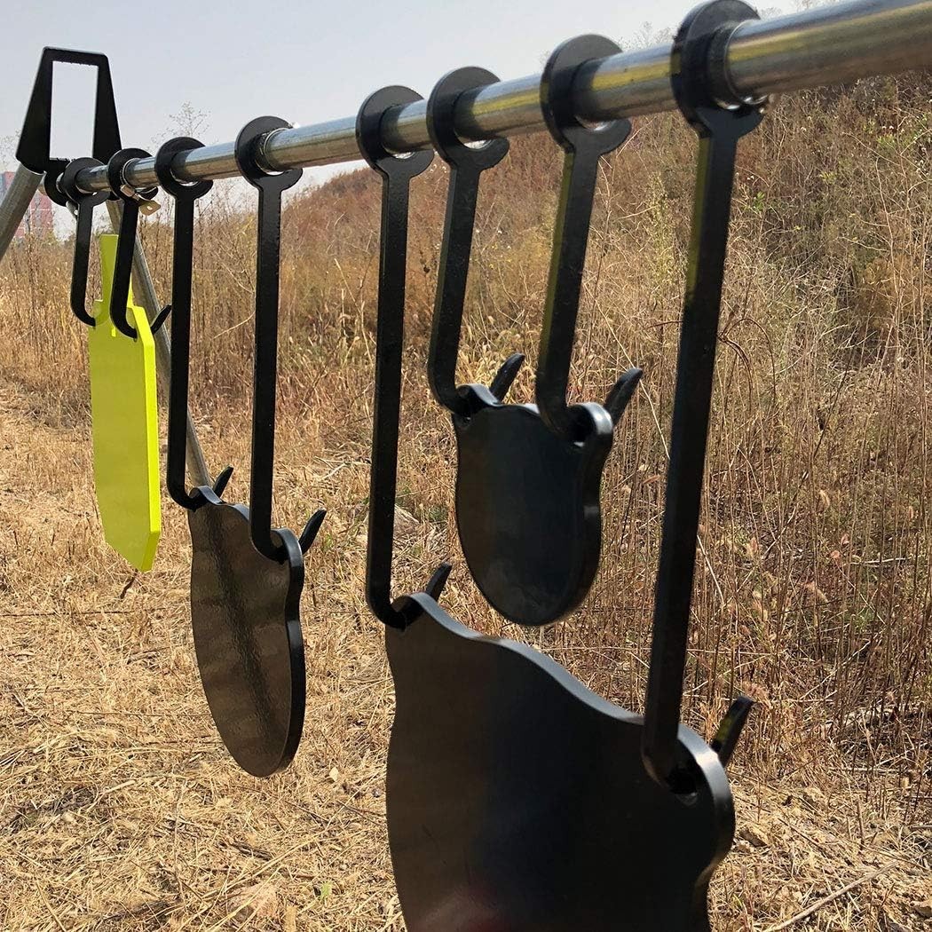 AR500 2x4 & Pipe Target Stand Bracket Kit - Corrosion-Resistant Steel Hooks