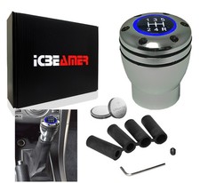 Jdm Style Manual Transmision Stick Shifter Shift Knob With Led Blue Light B196