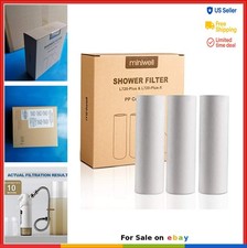 Showerhead Filter Replacement 5mm Thick for Sediment Removal 3 Pack 180 Days