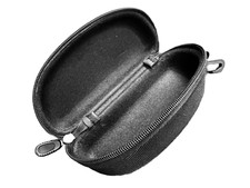 Protective Goggle Case with Sleek Textured Shell and Clip