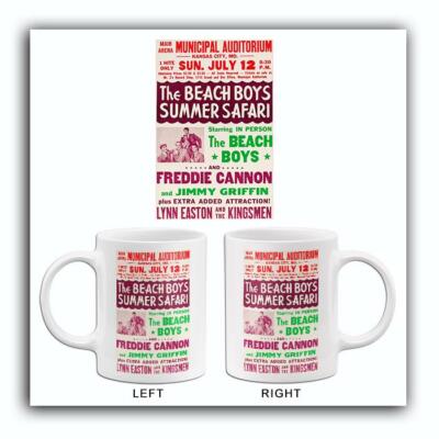 The Beach Boys - Summer Safari - Kansas City MO - 1964 - Concert Mug