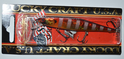 lucky craft flash pointer 100 slow suspending 4'' 3/8oz maguma heat up gill