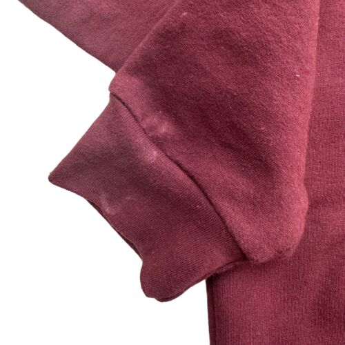 Modern Stussy Womens Hoodie 8 Ball Graphic On Back Size Small Burgundy - Picture 5 of 7