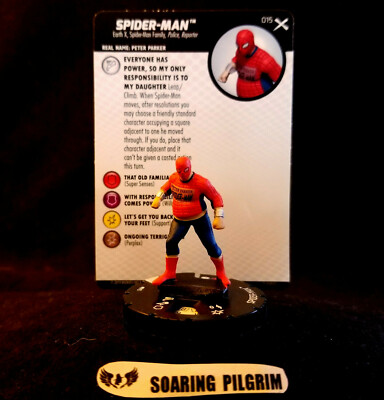 SPIDER-MAN  - 015 Common  EARTH X Heroclix #15