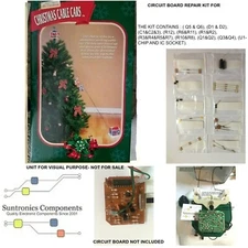 MR. CHRISTMAS CABLE CARS (APROX DATE CODE 2000 RANGE) -Circuit Board repair kit
