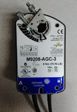 JOHNSON CONTROLS M9208-AGC-3 ELECTRIC SPRING RETURN ACTUATOR QUANTITY NEW! READ!