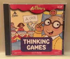 Arthur's Thinking Games User Guide CD-ROM, PC Windows 1999, Creative Wonders 