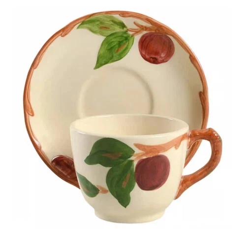 Vintage Franciscan Apple Tea Cup and Saucer Set