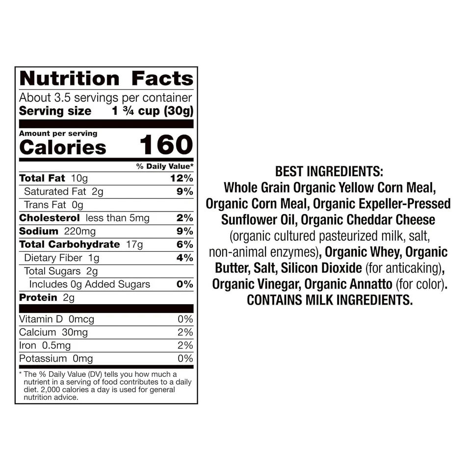 Crunchy and Gluten-Free Annie's Organic Cheddar Snack Puffs - 4 oz x 12 Boxes - Image 4 of 4