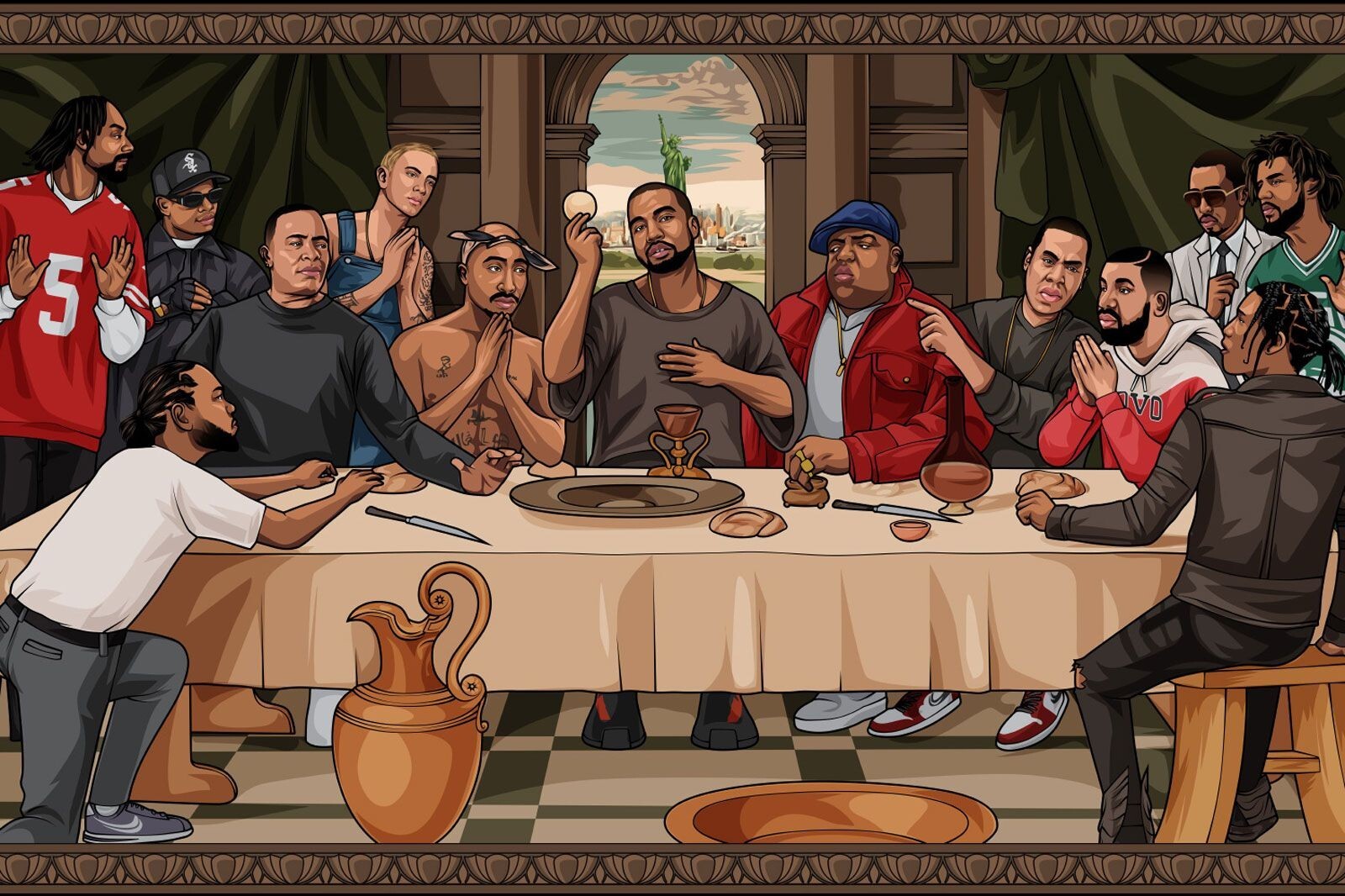 The Last Supper Of Hip Hop large poster 61x91.5 cm | 24x36 inch new sealed