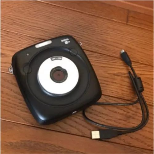 FujiFilm instax SQUARE SQ10 Instant Film Camera Black Digital