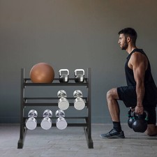3-tier Dumbbell Display Stand, Organizer Rack for Dumbbells Storage Rack