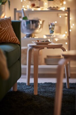 Ikea KYRRE Stool Birch Multipurpose Plywood Stackable Stool Fast