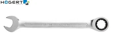 HOGERT TECHNIK Ratchet Spanners Combination Ratchet Wrench Spanner 72T Fixed CrV 8mm - 32mm