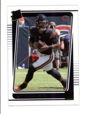 JUSTIN FIELDS 2021 PANINI CLEARLY DONRUSS #53 BEARS RATED ROOKIE CARD RC BC3157