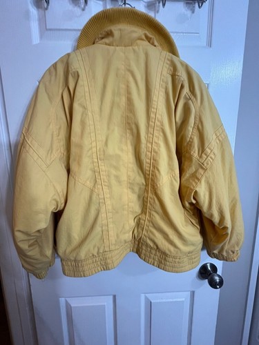 Chaqueta vintage amarilla Top Hitz by Freddi-Gail para mujer talla M, repelente al agua - Imagen 17 de 22