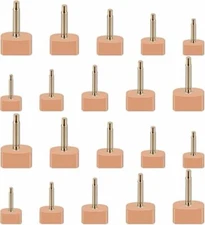 20 Pairs High Heal Tips for Shoe Heel Replacement, Women's Shoe Repair Tap Caps