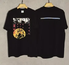 Vintage R.E.M REM band shirt Green australian tour 1989 Double side All Size