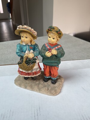 The Leonardo Collection Christine Haworth Figurines Winter Walk The Leonardo Collection Christine Haworth Figurines Winter Walk