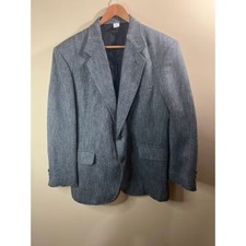 Pendleton Wool Blend Gray Blazer - Mens 42