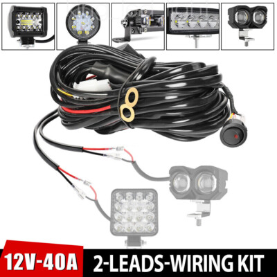 14-50 zoll LED Lightbar Lichtbalken Arbeitsscheinwerfer Offroad ATV 4X4 12V 24V