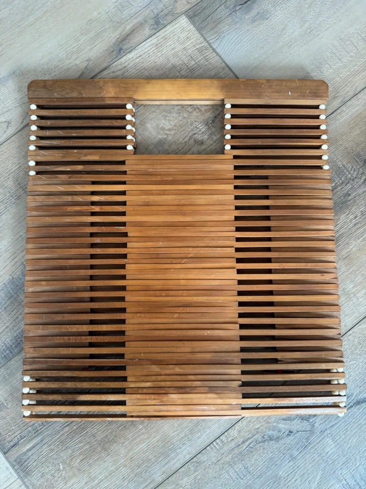 Bolso de Mano Billabong Madera Listones Ver a Través de Playa Bolso de Transporte Foto 4 de 4