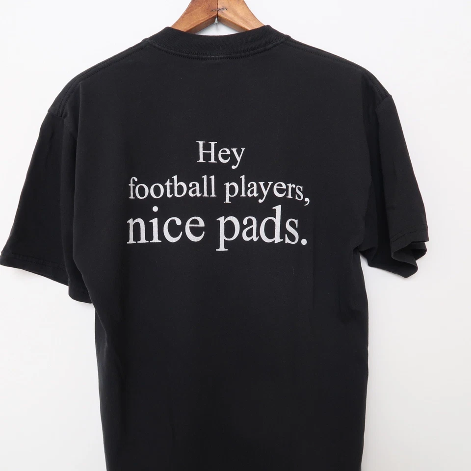 Vintage 90s Texas Tech Red Raiders Women’s Rugby Small Fit T Shirt Nice Pads - Image 3 of 4