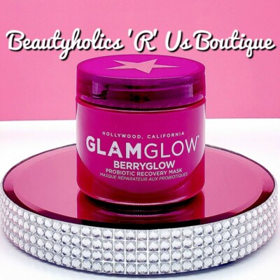 GLAMGLOW BERRYGLOW Probiotic Recovery Mask FULL SIZE 2.5oz/75ml NEW!!
