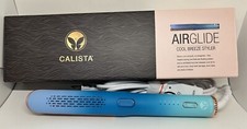 Calista AirGlide Cool Breeze Styler Iron Wave Curl Straighten Brilliant Blue NEW