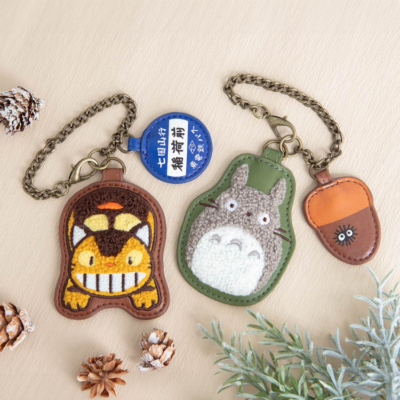 Studio Ghibli Hokomoko Embroidery Series Bag Charm Large Totoro